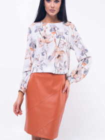 Юбка мини RiMari модель 43-1-26-19-karamelx Фото