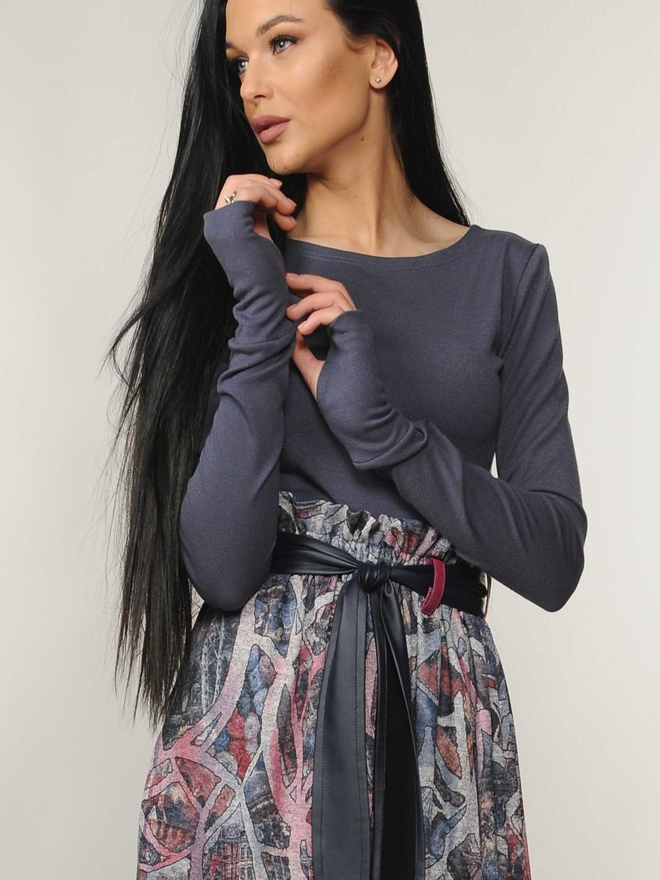 Лонгслів RiMari модель 17-1-89-18-dzhins Фото