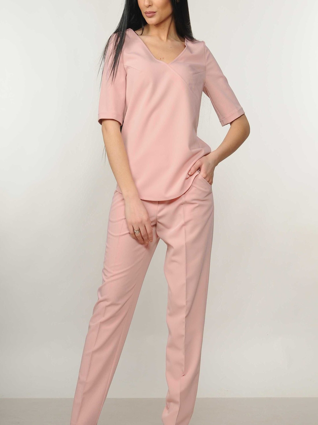 Штани повсякденні RiMari модель 5-1-34-19-pudra Фото