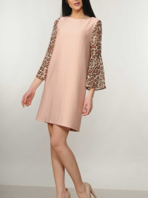 Платье мини RiMari модель 14-1-06-19-pudra Фото