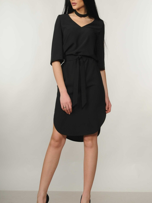 Платье миди RiMari модель 5-1-01-19-chornij Фото