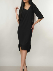 Платье миди RiMari модель 5-1-01-19-chornij Фото