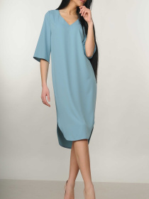 Платье миди RiMari модель 5-1-01-19-blakitnij Фото