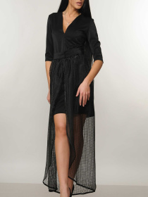 Платье макси RiMari модель 22-1-06-18-chornij Фото