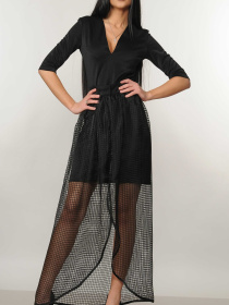Платье макси RiMari модель 22-1-06-18-chornij Фото