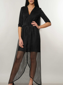 Платье макси RiMari модель 22-1-06-18-chornij Фото