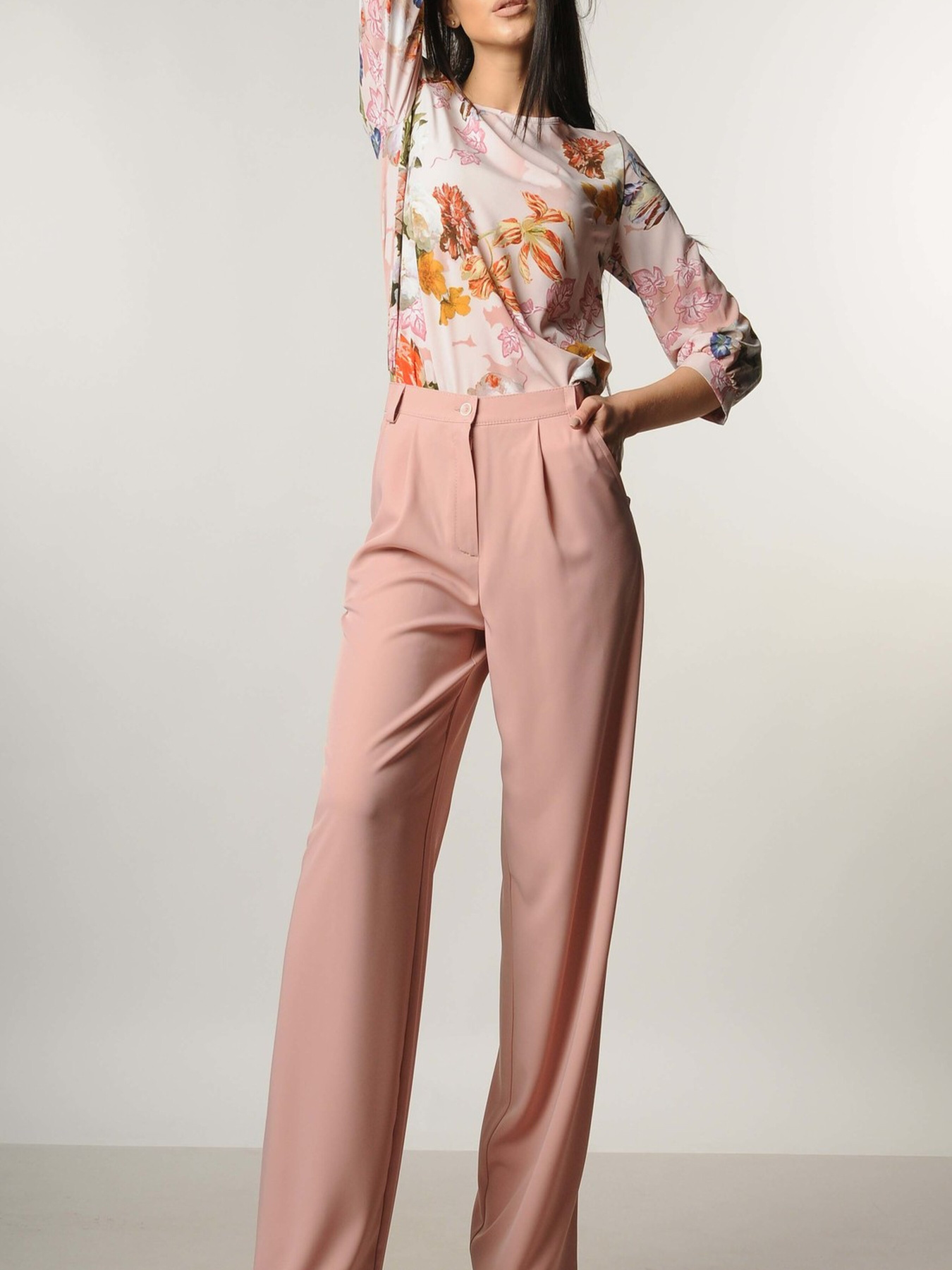 Штани повсякденні RiMari модель 5-1-45-18-pudra Фото