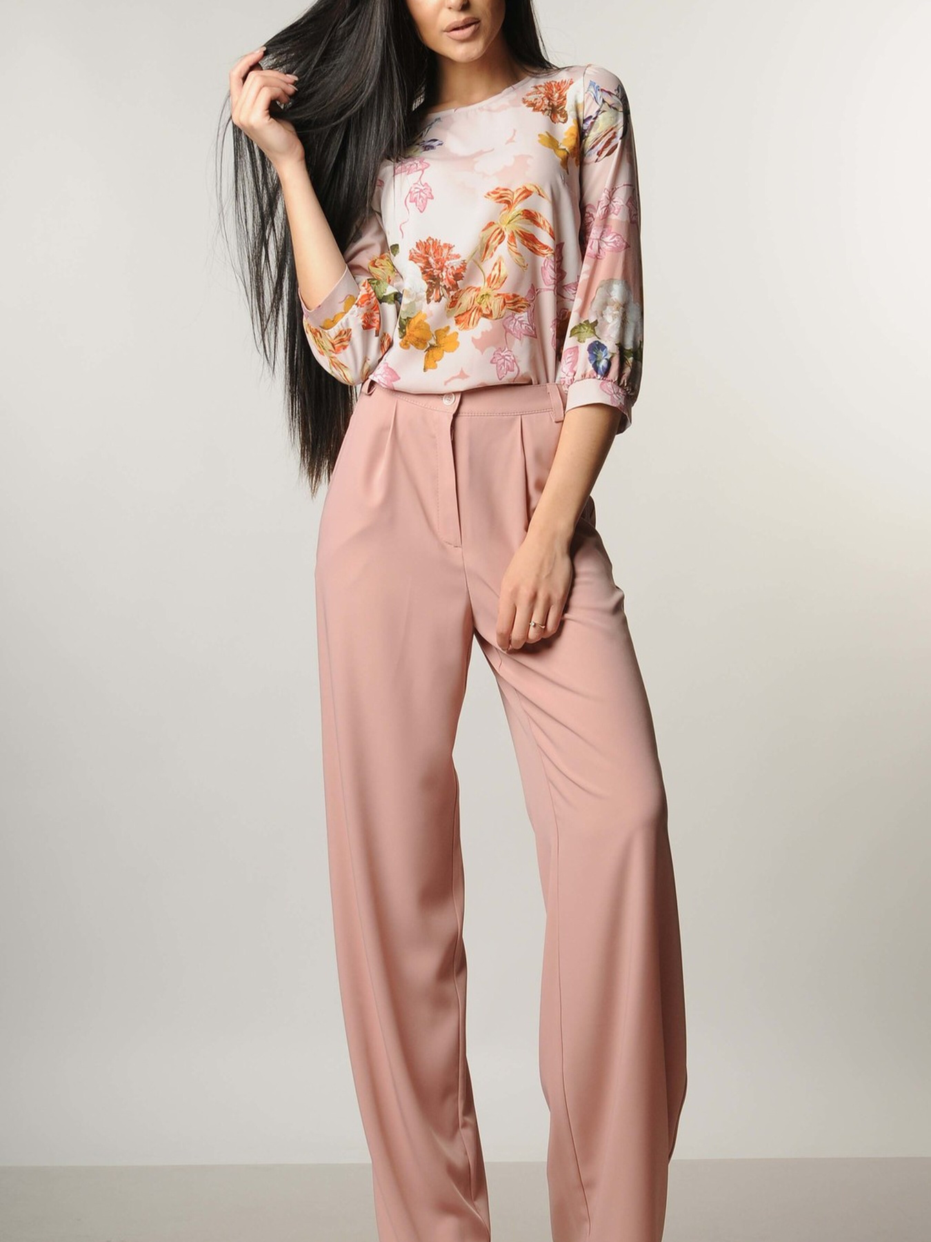 Штани повсякденні RiMari модель 5-1-45-18-pudra Фото