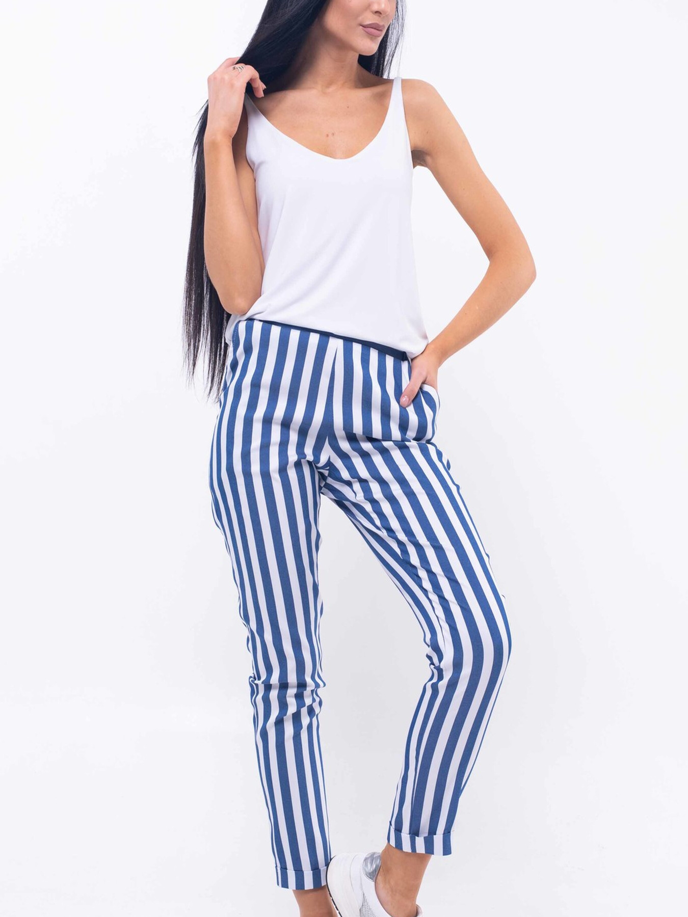 Повседневные штаны RiMari модель 5-1-14-18-sinj Фото