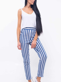 Повседневные штаны RiMari модель 5-1-14-18-sinj Повседневные штаны RiMari модель 5-1-14-18-sinj Фото