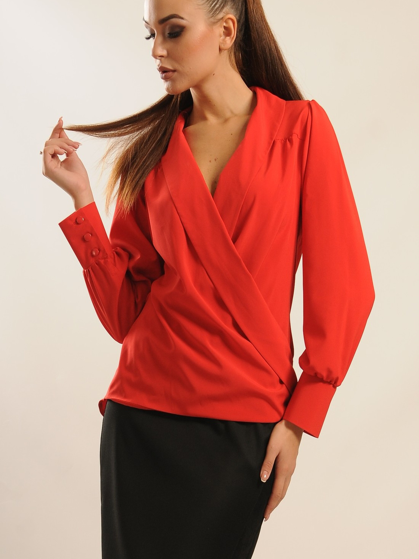 Блуза RiMari модель 10-1-32-17-chervonij Фото