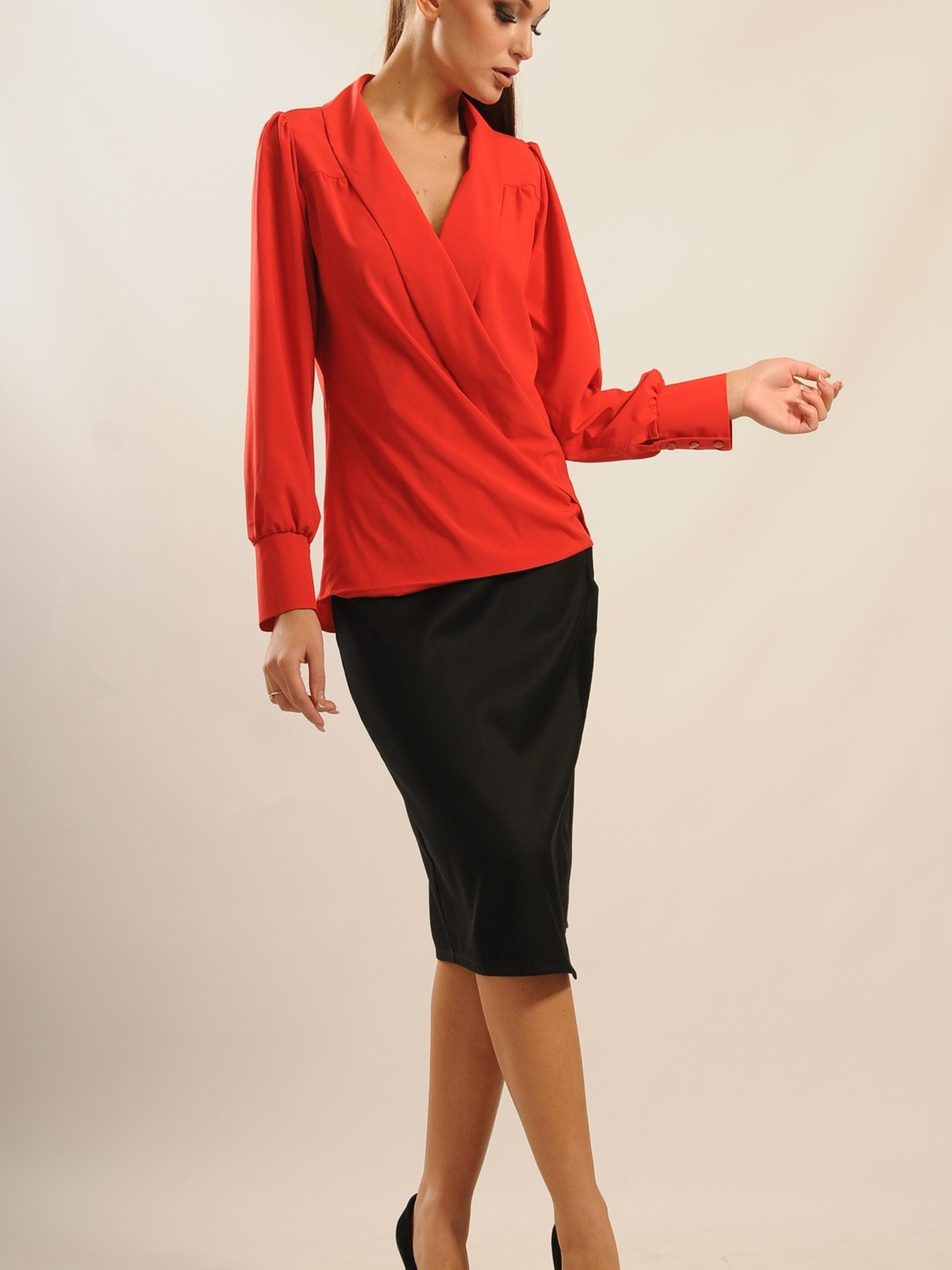 Блуза RiMari модель 10-1-32-17-chervonij Фото