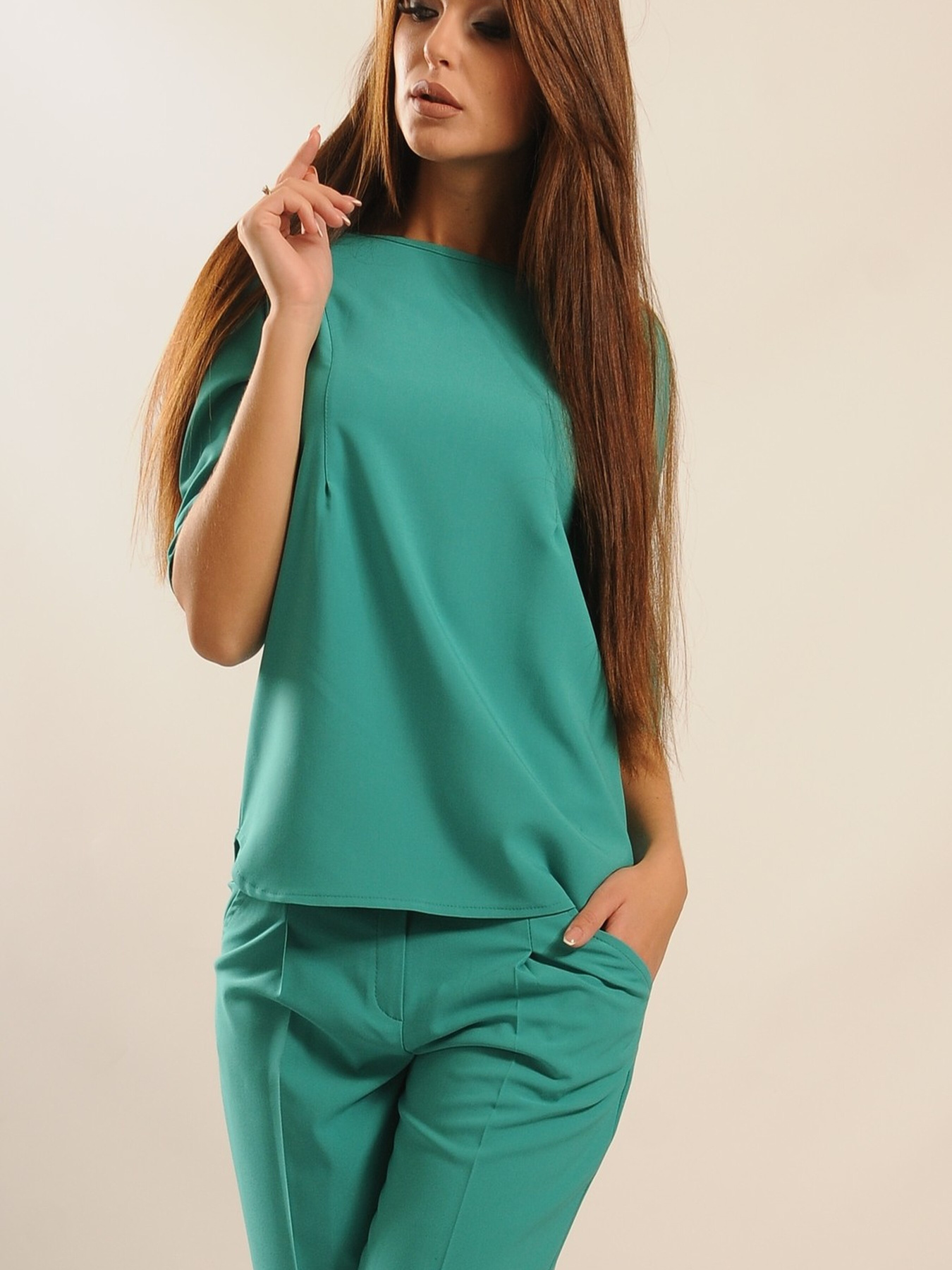 Блуза RiMari модель 5-1-78-15-zelenij Фото