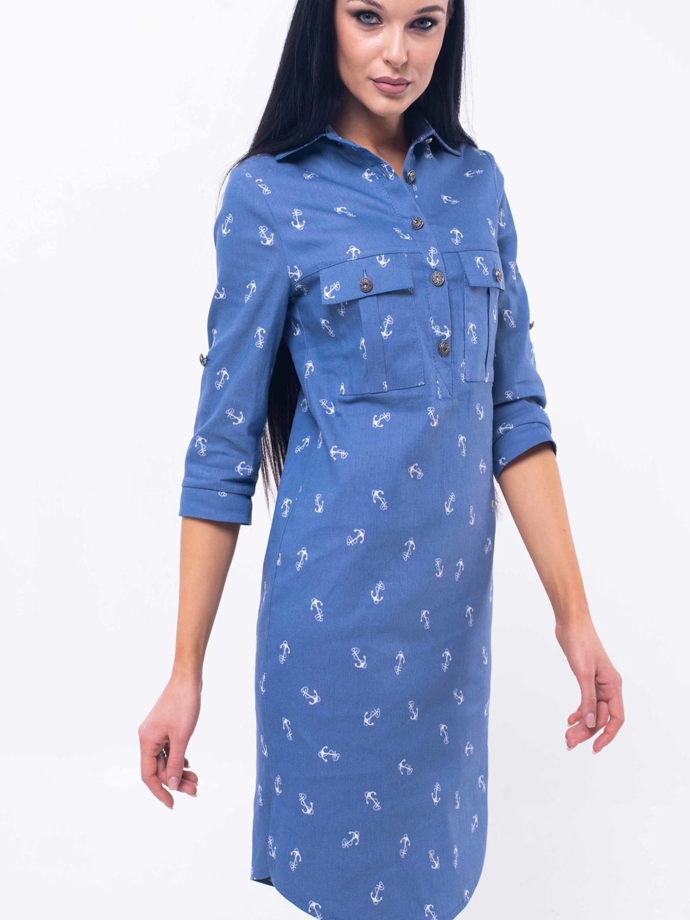 Платье миди RiMari модель 33-2-22-16-print-qkorq Фото