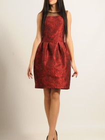 Платье миди RiMari модель 6-3-57-16-chervonij Фото