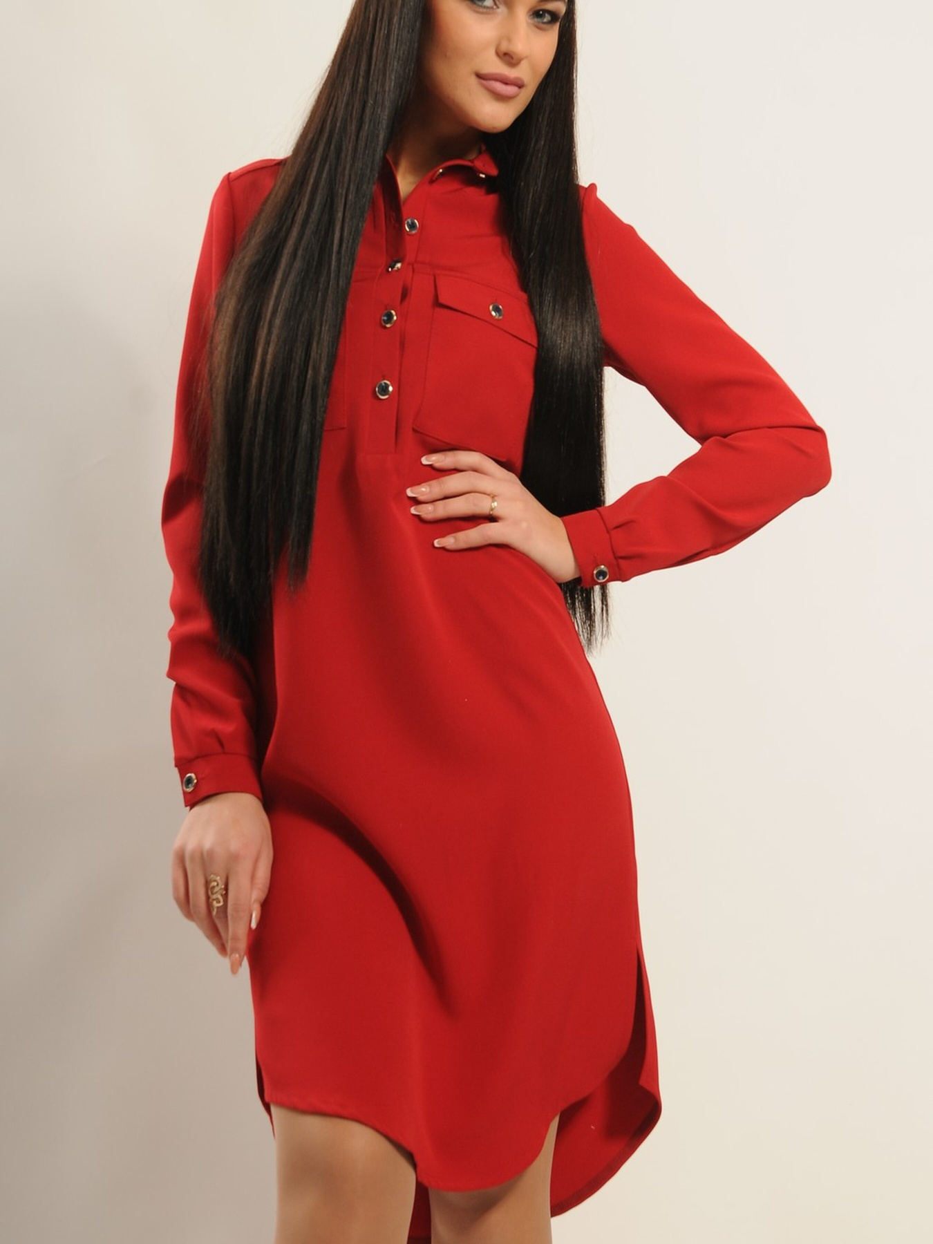 Платье миди RiMari модель 5-1-44-16-vishnq Фото