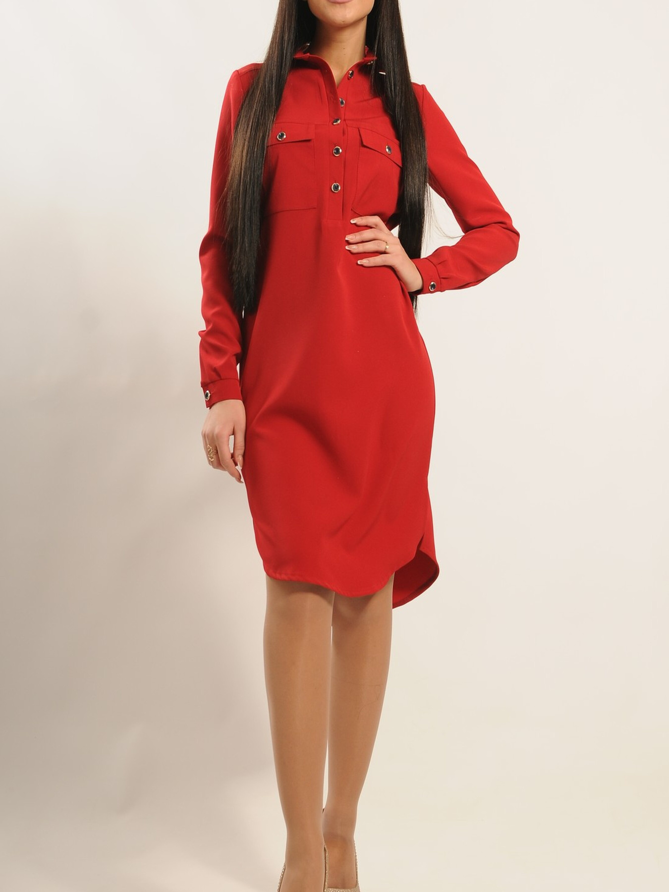 Платье миди RiMari модель 5-1-44-16-vishnq Фото