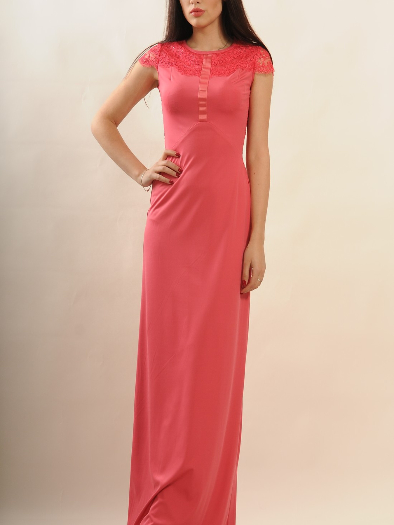 Платье макси RiMari модель 22-1-36-14-koral Фото