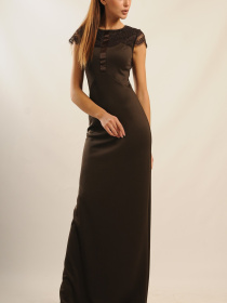 Сукня максі RiMari модель 22-1-36-14-shokolad Фото