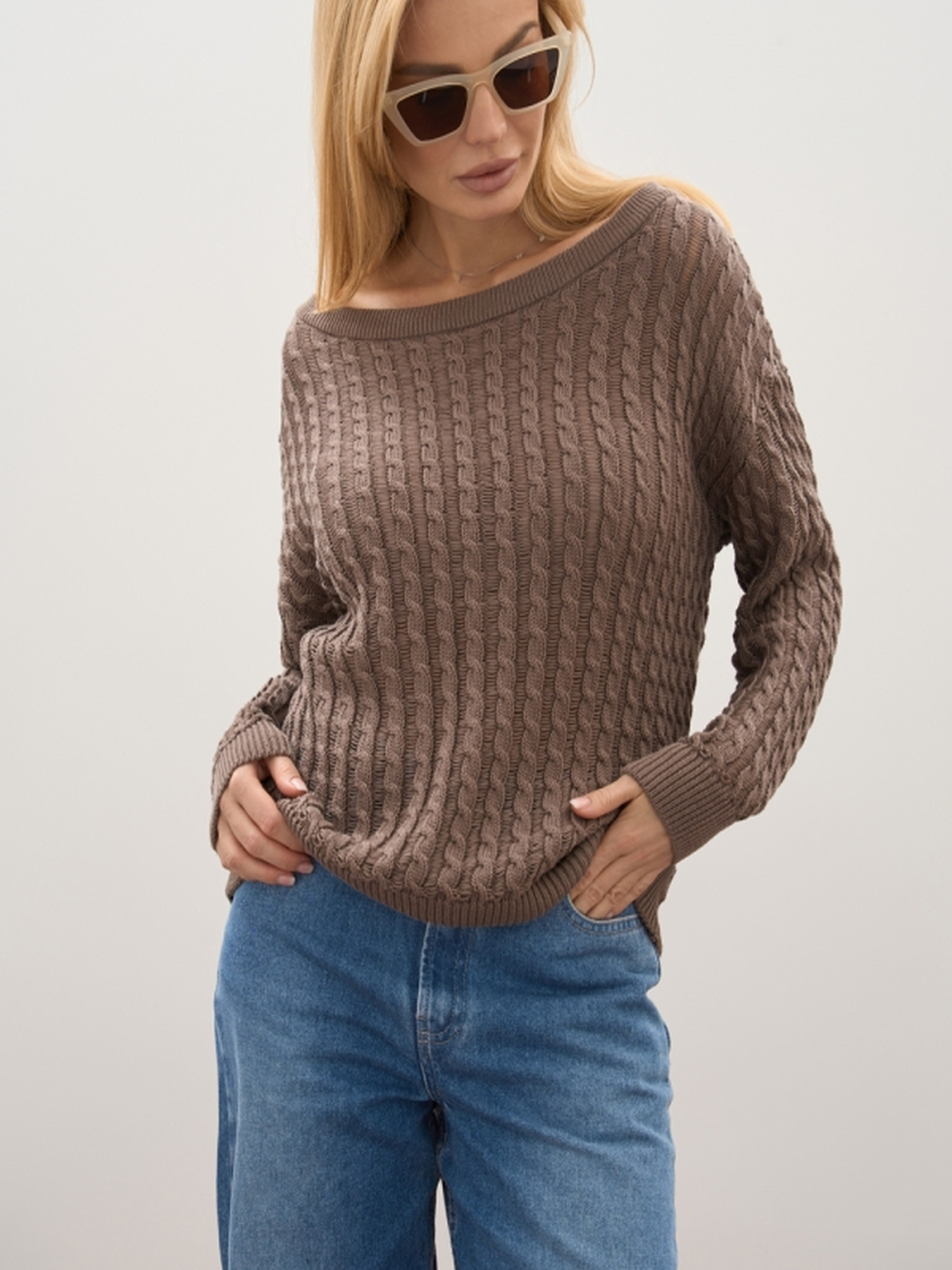 Джемпер TrikoBakh модель 2857-mokko-mus Джемпер TrikoBakh модель 2857-mokko-mus Фото