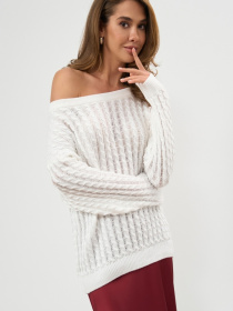 Джемпер TrikoBakh модель 2857-moloko Джемпер TrikoBakh модель 2857-moloko Фото