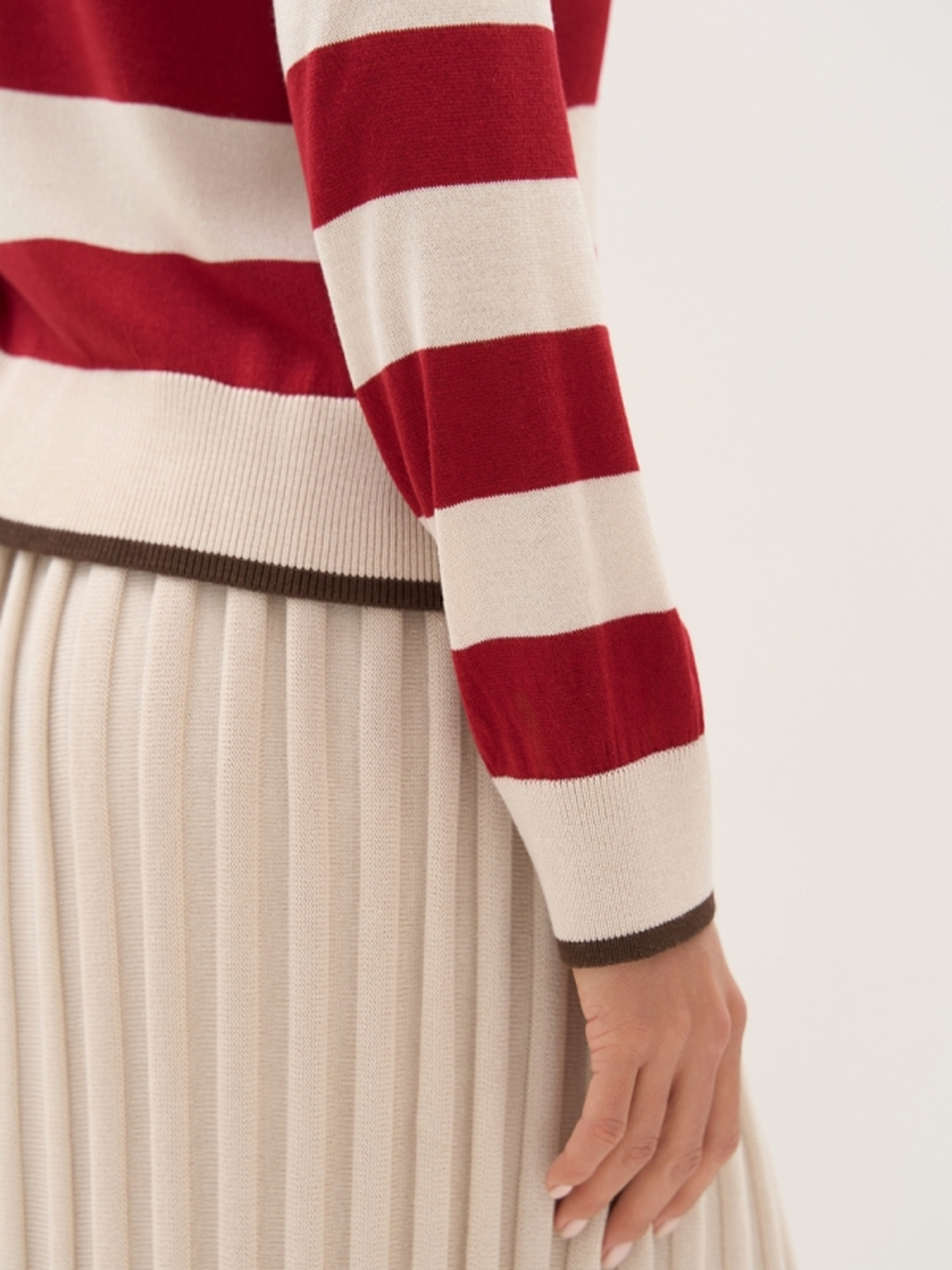 Джемпер TrikoBakh модель 2833-perlamutr-burgund Фото