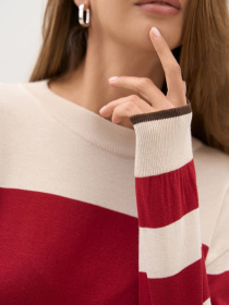 Джемпер TrikoBakh модель 2833-perlamutr-burgund Джемпер TrikoBakh модель 2833-perlamutr-burgund Фото