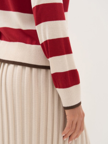 Джемпер TrikoBakh модель 2833-perlamutr-burgund Джемпер TrikoBakh модель 2833-perlamutr-burgund Фото