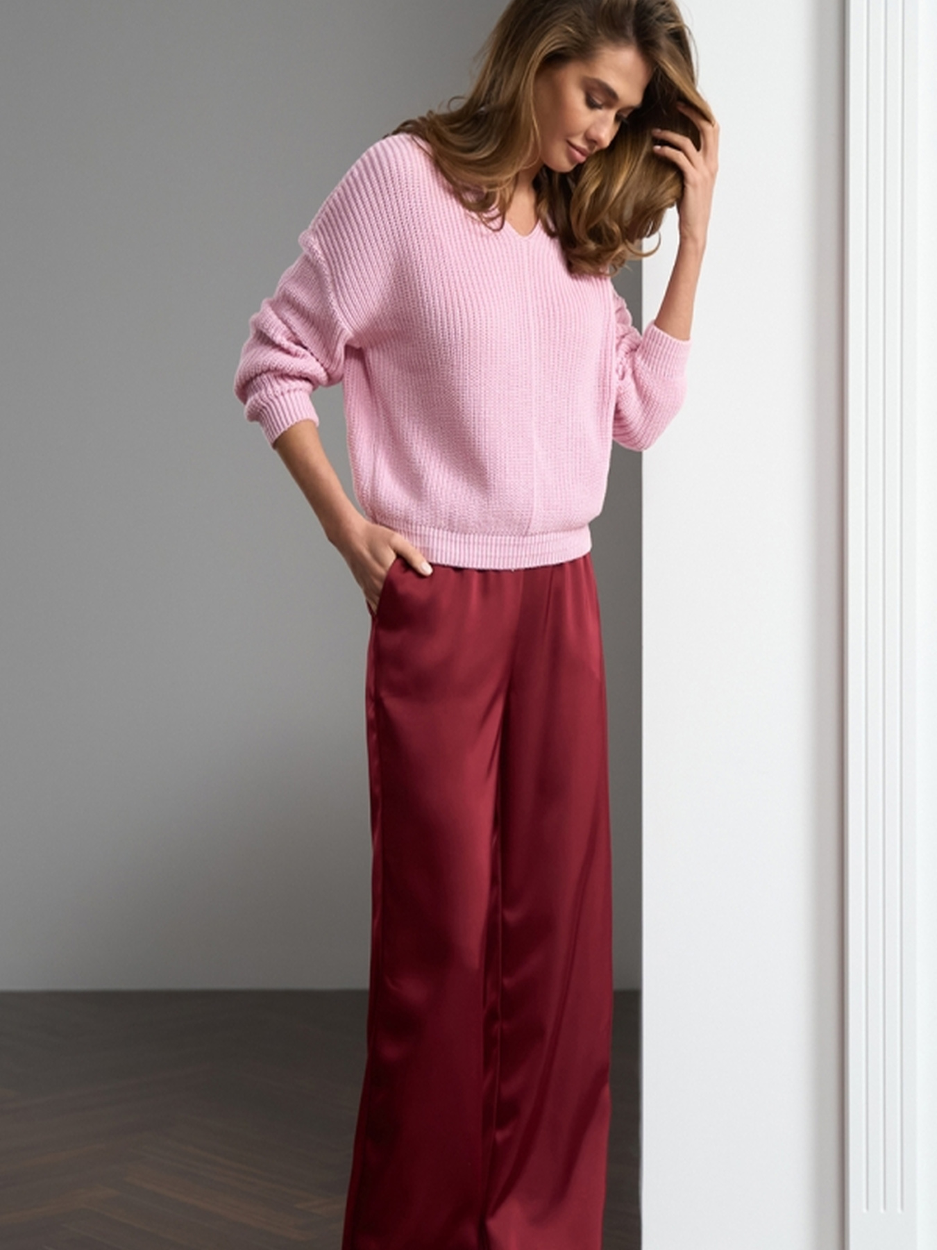 Джемпер TrikoBakh модель 2852-bldo-rozhevij Фото