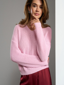 Джемпер TrikoBakh модель 2852-bldo-rozhevij Фото