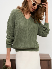 Джемпер TrikoBakh модель 2852-olivkovij Фото