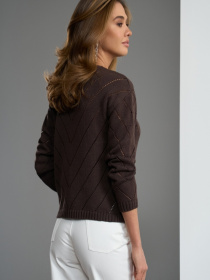 Джемпер TrikoBakh модель 2851-grkij-shokolad Фото