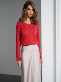 Джемпер TrikoBakh модель 2851-koralovij Фото