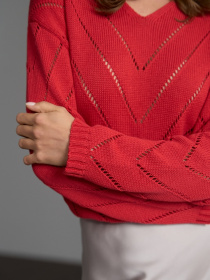 Джемпер TrikoBakh модель 2851-koralovij Фото