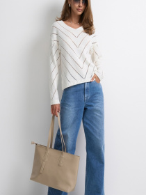 Джемпер TrikoBakh модель 2851-molochnij Фото