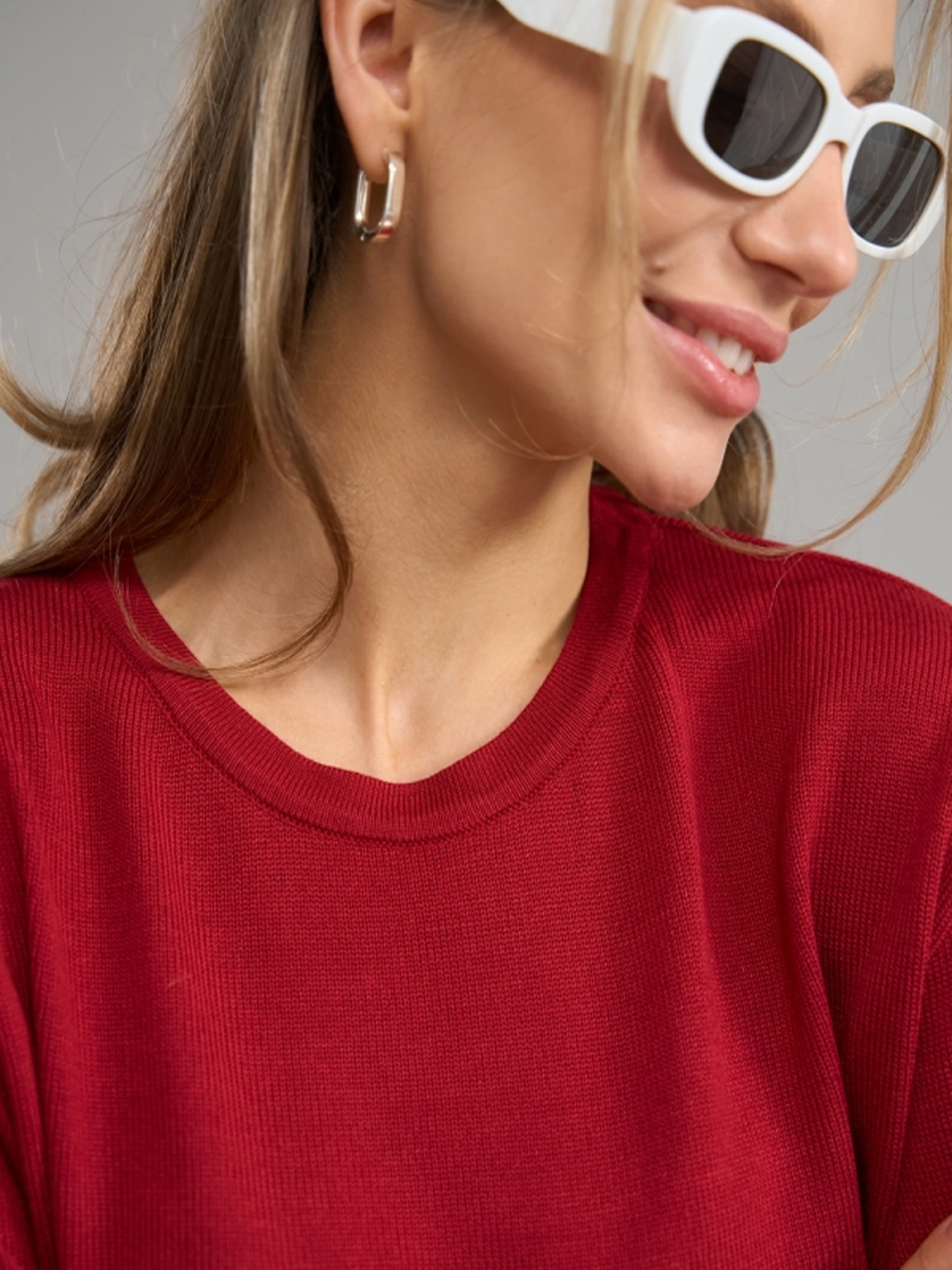 Джемпер TrikoBakh модель 2842-burgund Фото