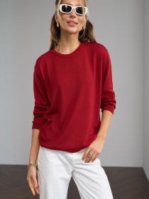 Джемпер TrikoBakh модель 2842-burgund Фото