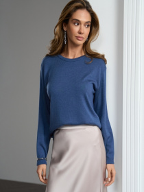 Джемпер TrikoBakh модель 2842-dzhinsovij Фото