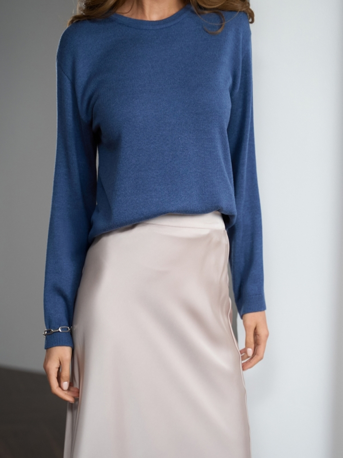 Джемпер TrikoBakh модель 2842-dzhinsovij Фото