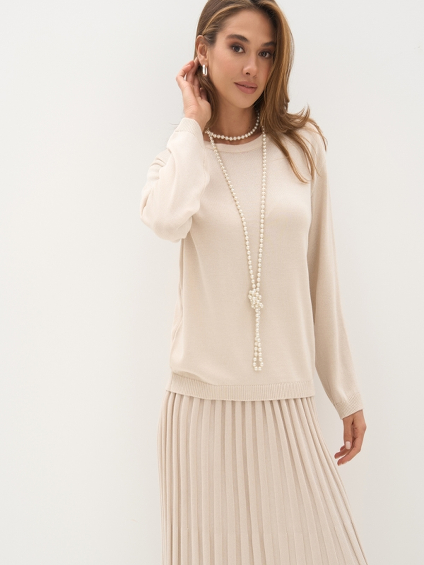 Джемпер TrikoBakh модель 2842-perlamutr Фото