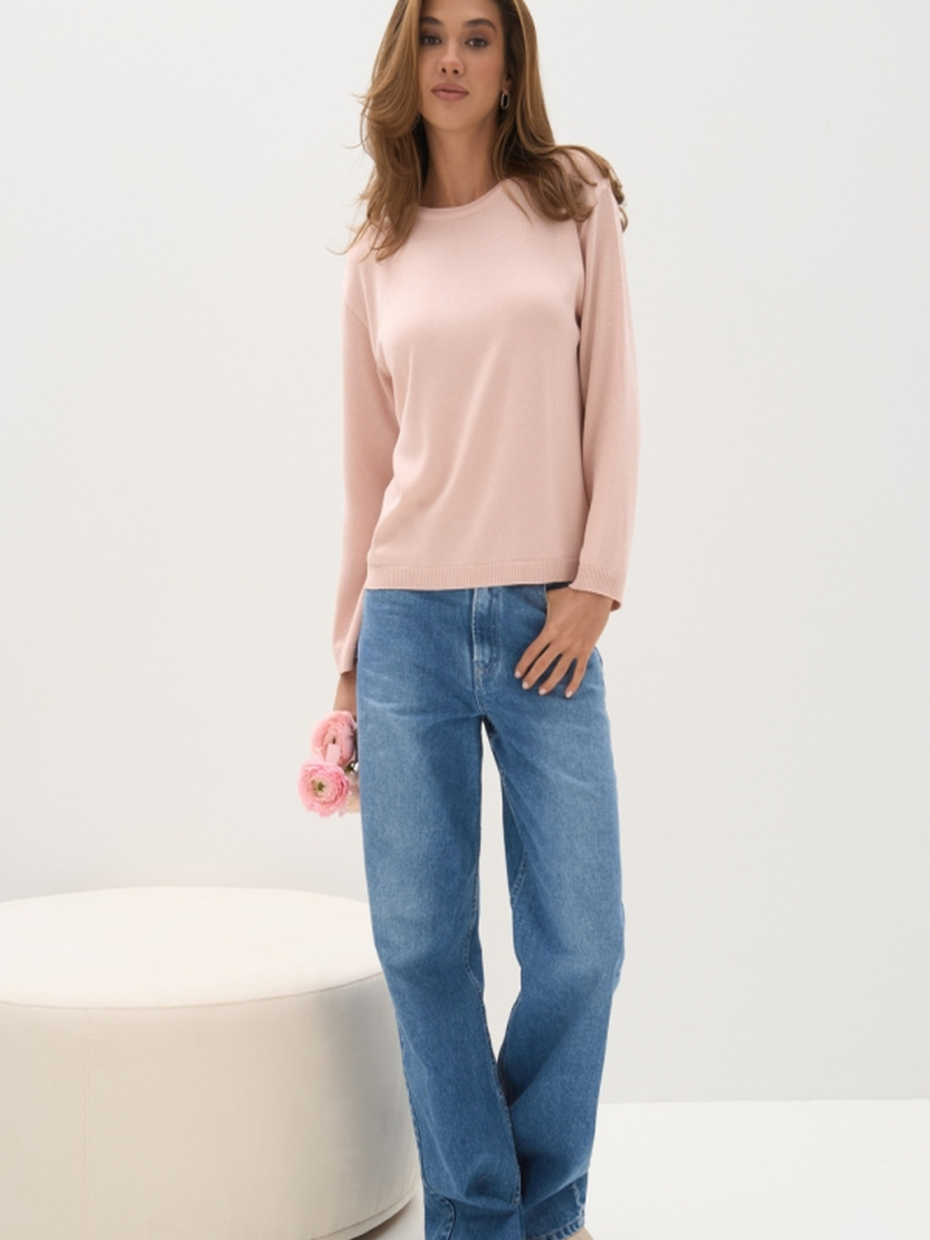 Джемпер TrikoBakh модель 2842-pudrovij Фото