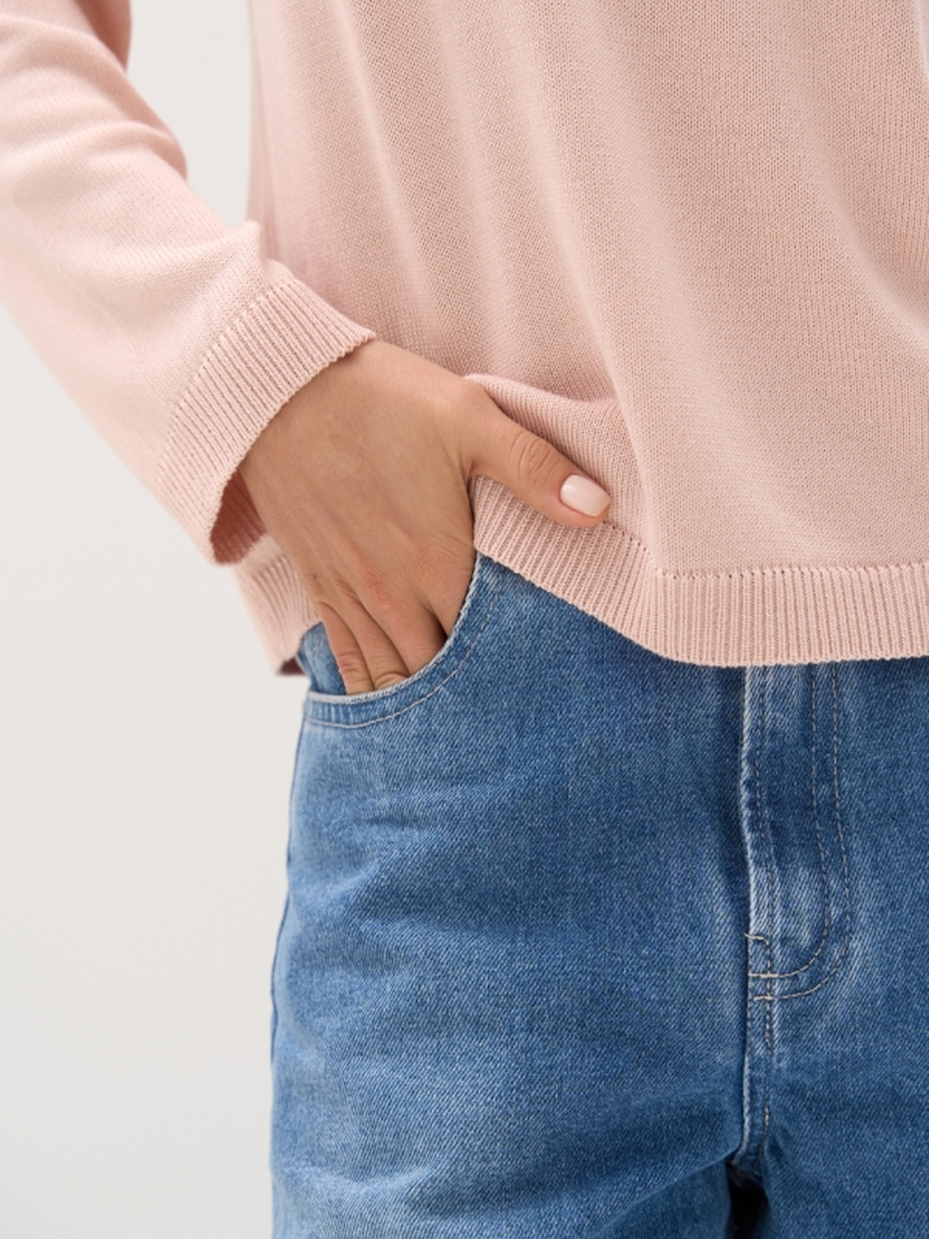 Джемпер TrikoBakh модель 2842-pudrovij Фото