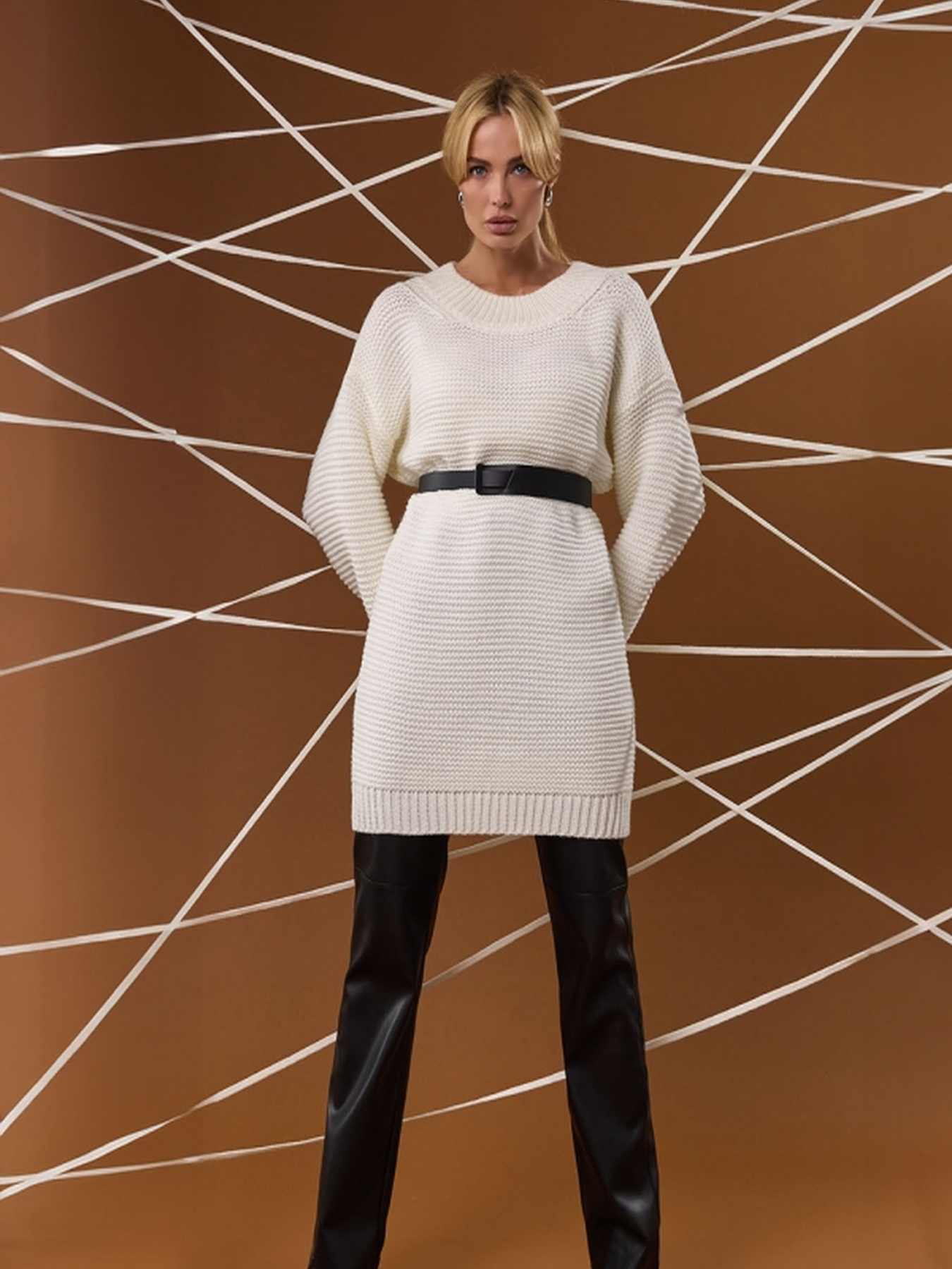 Туника TrikoBakh модель 2549-molochnij Фото