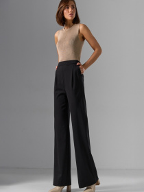 Штани палаццо TrikoBakh модель 3028-chornij Фото