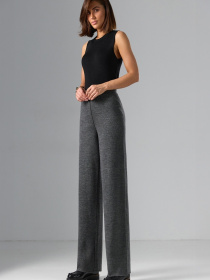 Штани палаццо TrikoBakh модель 2775-temno-srij Фото