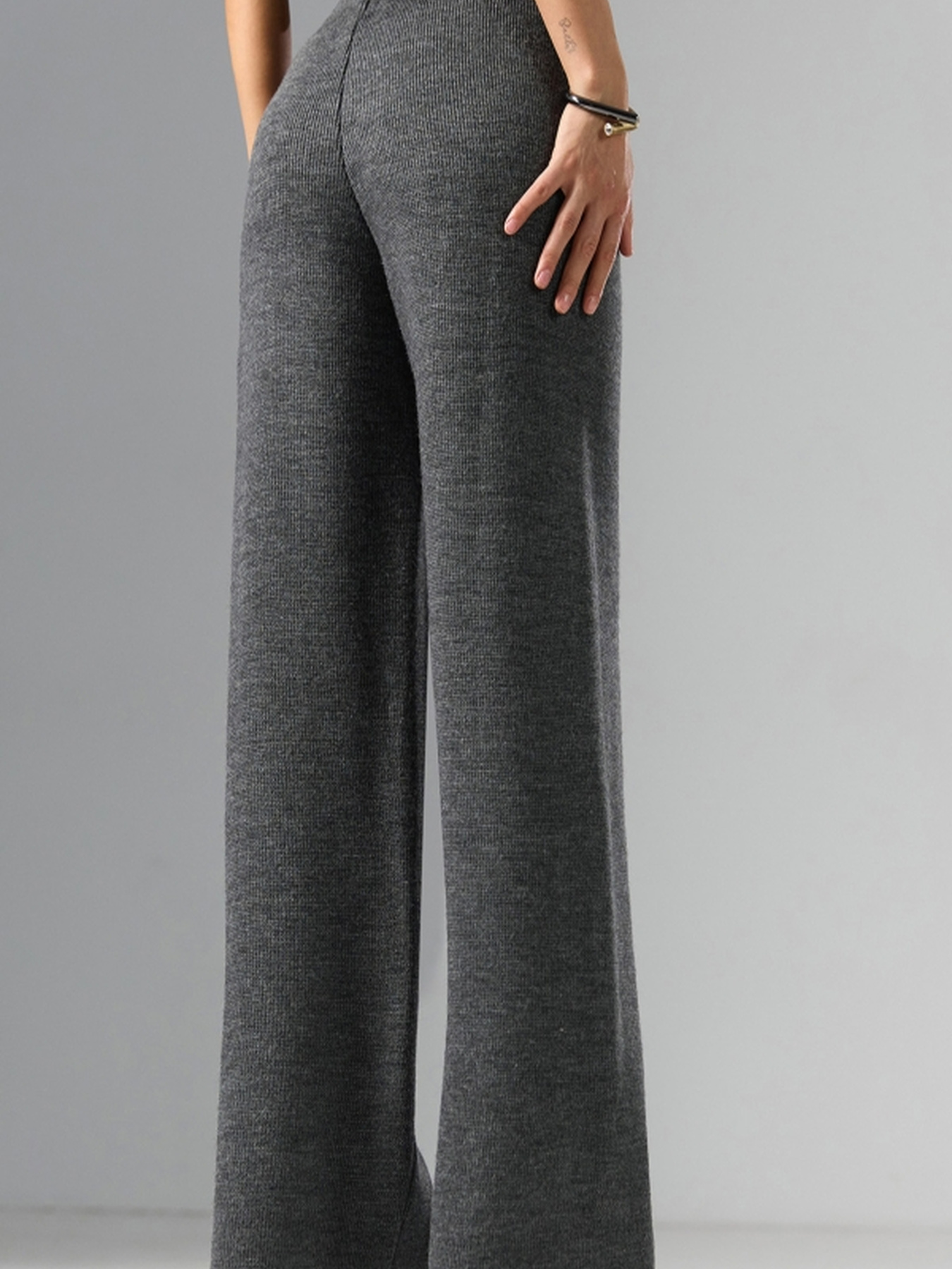 Палаццо TrikoBakh модель 2775-temno-srij Палаццо TrikoBakh модель 2775-temno-srij Фото