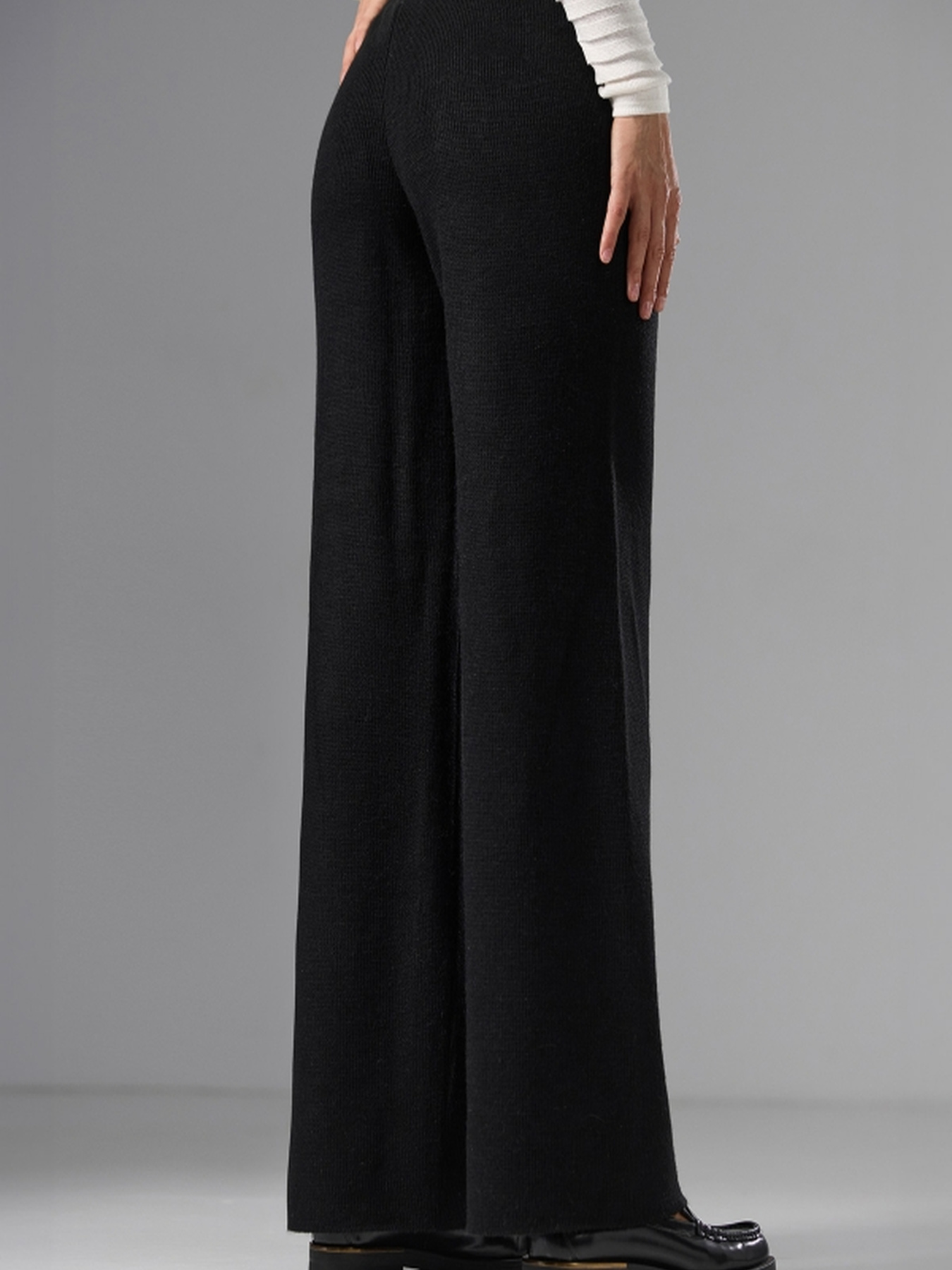 Штани палаццо TrikoBakh модель 2775-chornij Фото