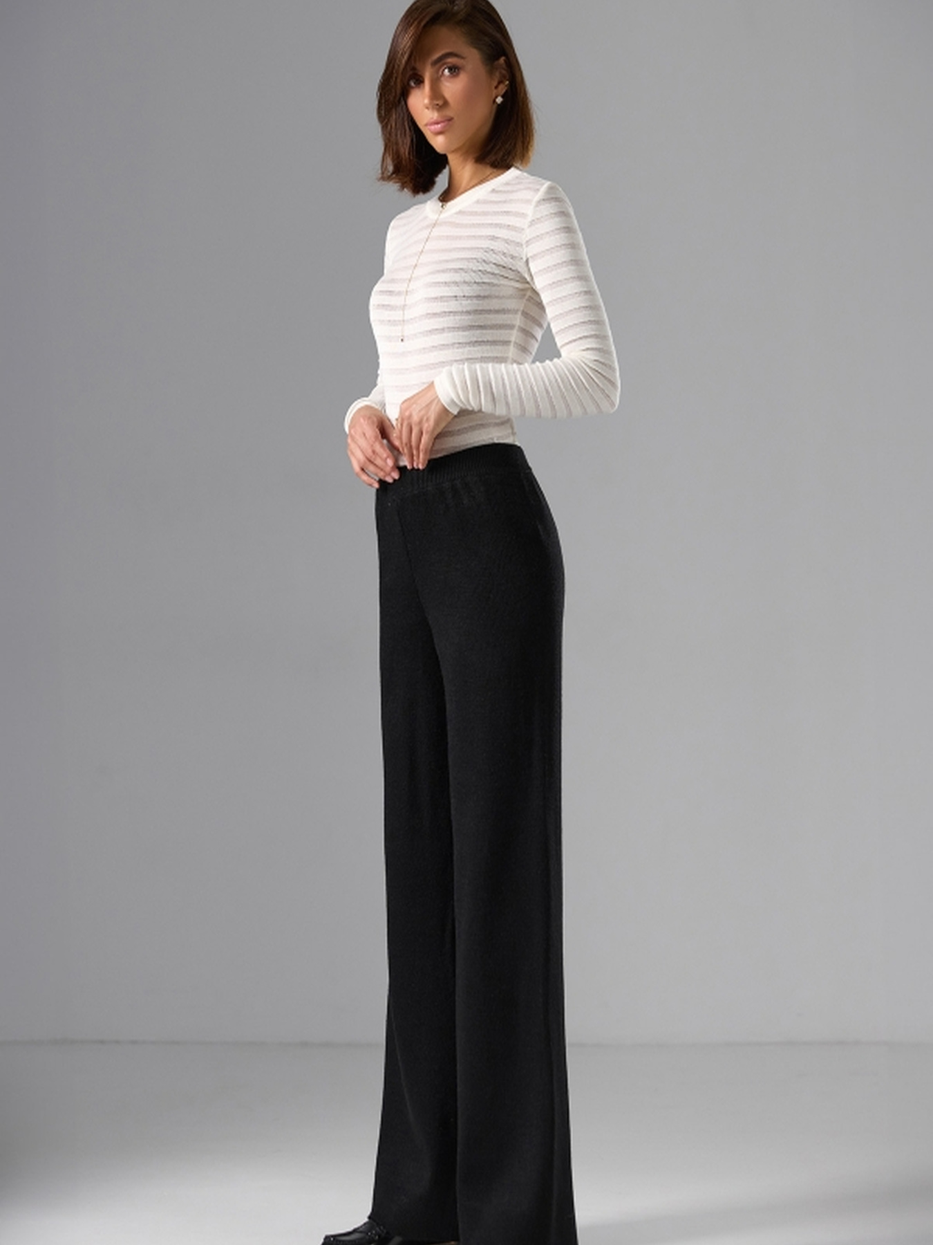 Палаццо TrikoBakh модель 2775-chornij Палаццо TrikoBakh модель 2775-chornij Фото