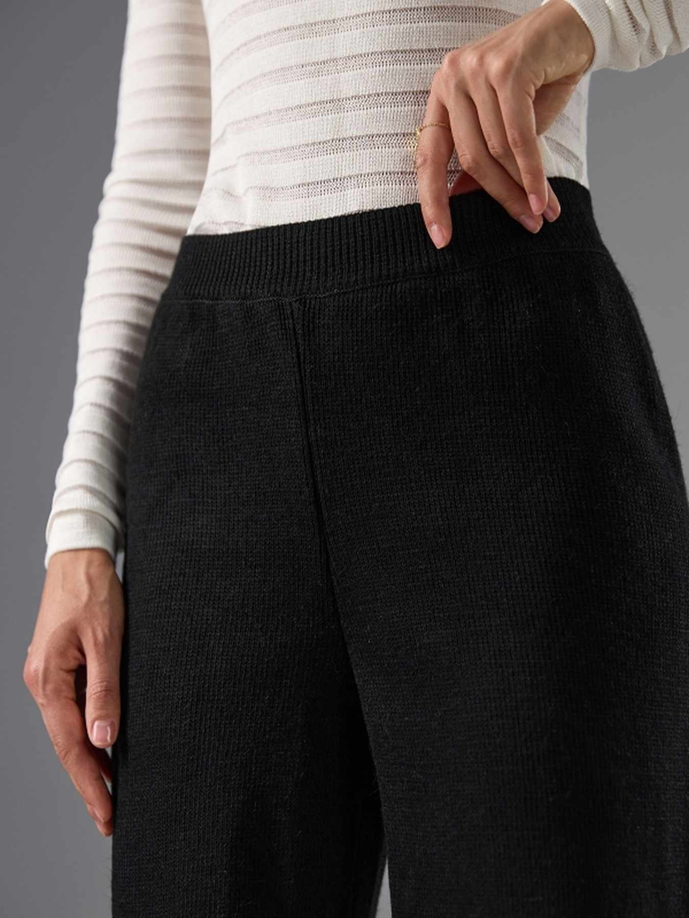 Палаццо TrikoBakh модель 2775-chornij Палаццо TrikoBakh модель 2775-chornij Фото