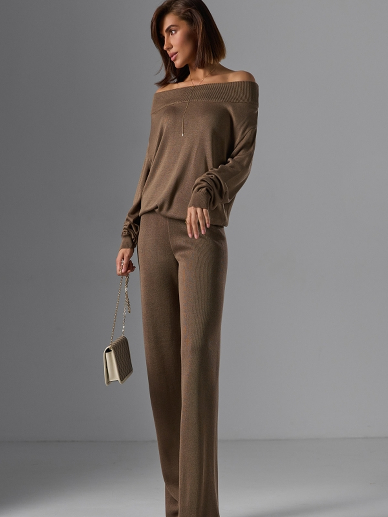 Палаццо TrikoBakh модель 2779-kapuchno Палаццо TrikoBakh модель 2779-kapuchno Фото